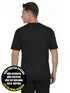 Camiseta masculina malha fria decote v fenomenal(sem elasticidade)