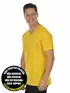 Camiseta masculina malha fria decote v fenomenal(sem elasticidade)