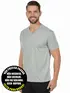 Camiseta masculina malha fria decote v fenomenal(sem elasticidade)