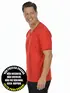 Camiseta masculina malha fria decote v fenomenal(sem elasticidade)