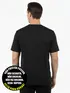 Camiseta masculina decote v maior malha fria fenomenal(sem elasticidade)