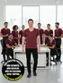 Camiseta masculina decote v maior malha fria fenomenal(sem elasticidade)