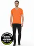 Camiseta masculina decote v maior malha fria fenomenal(sem elasticidade)