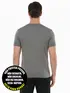 Camiseta masculina decote v maior malha fria fenomenal(sem elasticidade)