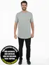 Camiseta longa masculina malha fria fenomenal(sem elasticidade)