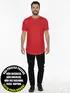 Camiseta longa masculina malha fria fenomenal(sem elasticidade)