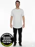 Camiseta longa masculina malha fria fenomenal(sem elasticidade)