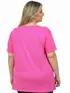 Blusa nova plus size gola redonda