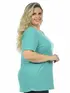 Blusa nova plus size gola redonda