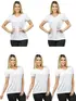 Kit 5 Blusas femininas Malha Fria Z