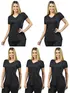 Kit 5 Blusas femininas Malha Fria Z