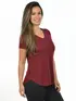 Blusa visco longa básica