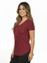 Blusa visco longa básica