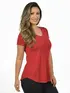 Blusa visco longa básica