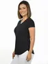 Blusa visco longa básica