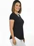 Blusa visco longa básica