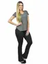 Blusa visco longa básica