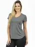 Blusa visco longa básica