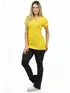 Blusa Longa Decote V Lisa Fenomenal