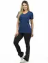 Blusa Longa Decote V Lisa Fenomenal