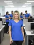 Blusa Longa Decote V Lisa Fenomenal