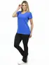 Blusa Longa Decote V Lisa Fenomenal