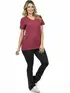 Blusa Longa Decote V Lisa Fenomenal