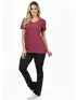 Blusa Longa Decote V Lisa Fenomenal