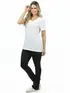 Blusa Longa Decote V Lisa Fenomenal