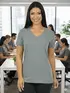 Blusa Longa Decote V Lisa Fenomenal