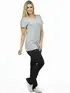 Blusa Longa Decote V Lisa Fenomenal