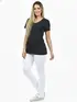 Blusa Longa Decote V Lisa Fenomenal