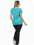 Blusa Longa Decote V Lisa Fenomenal
