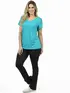 Blusa Longa Decote V Lisa Fenomenal