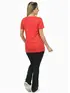 Blusa Longa Decote V Lisa Fenomenal