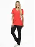Blusa Longa Decote V Lisa Fenomenal