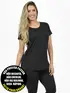 Blusa mullet gola redonda fenomenal(sem elasticidade)