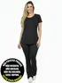 Blusa mullet gola redonda fenomenal(sem elasticidade)