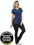 Blusa mullet gola redonda fenomenal(sem elasticidade)