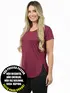 Blusa mullet gola redonda fenomenal(sem elasticidade)