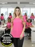 Blusa mullet gola redonda fenomenal(sem elasticidade)