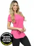 Blusa mullet gola redonda fenomenal(sem elasticidade)