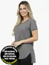 Blusa mullet gola redonda fenomenal(sem elasticidade)