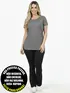 Blusa mullet gola redonda fenomenal(sem elasticidade)