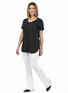 Blusa bx v longa