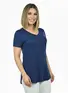 Blusa bx v longa