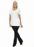 Blusa bx v longa