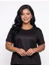 Blusa Plus Size Lisa Malha Fit Fenomenal (sem elasticidade)