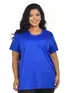 Blusa Plus Size Lisa Malha Fit Fenomenal (sem elasticidade)
