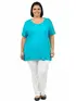 Blusa gola careca plus size fenomenal